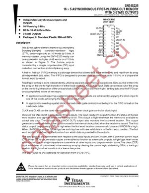 SN74S225N datasheet  